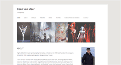 Desktop Screenshot of deenvanmeer.com