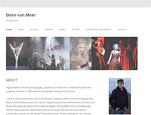 Tablet Screenshot of deenvanmeer.com